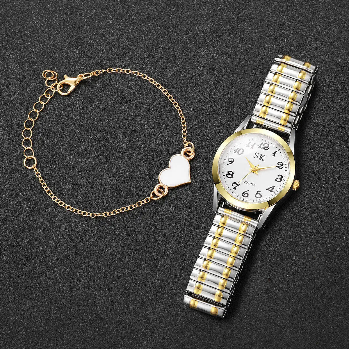 Relógio Feminino de Quartzo Mostrador Árabe